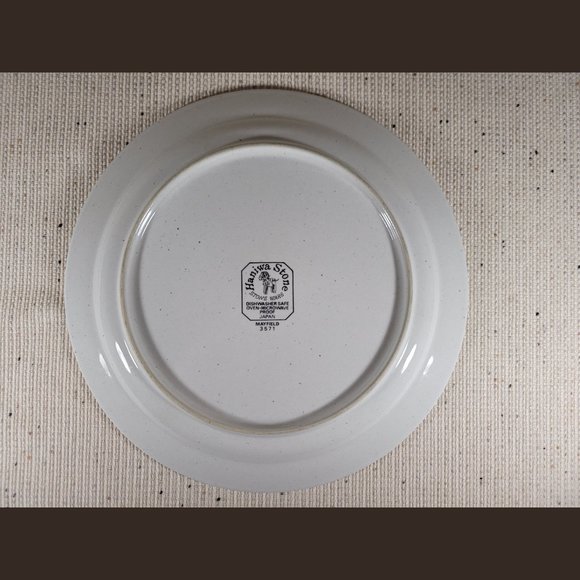 Haniwa Stoneware Mayfield – Pair of Vintage Dinner Plates - Picture 7 of 8
